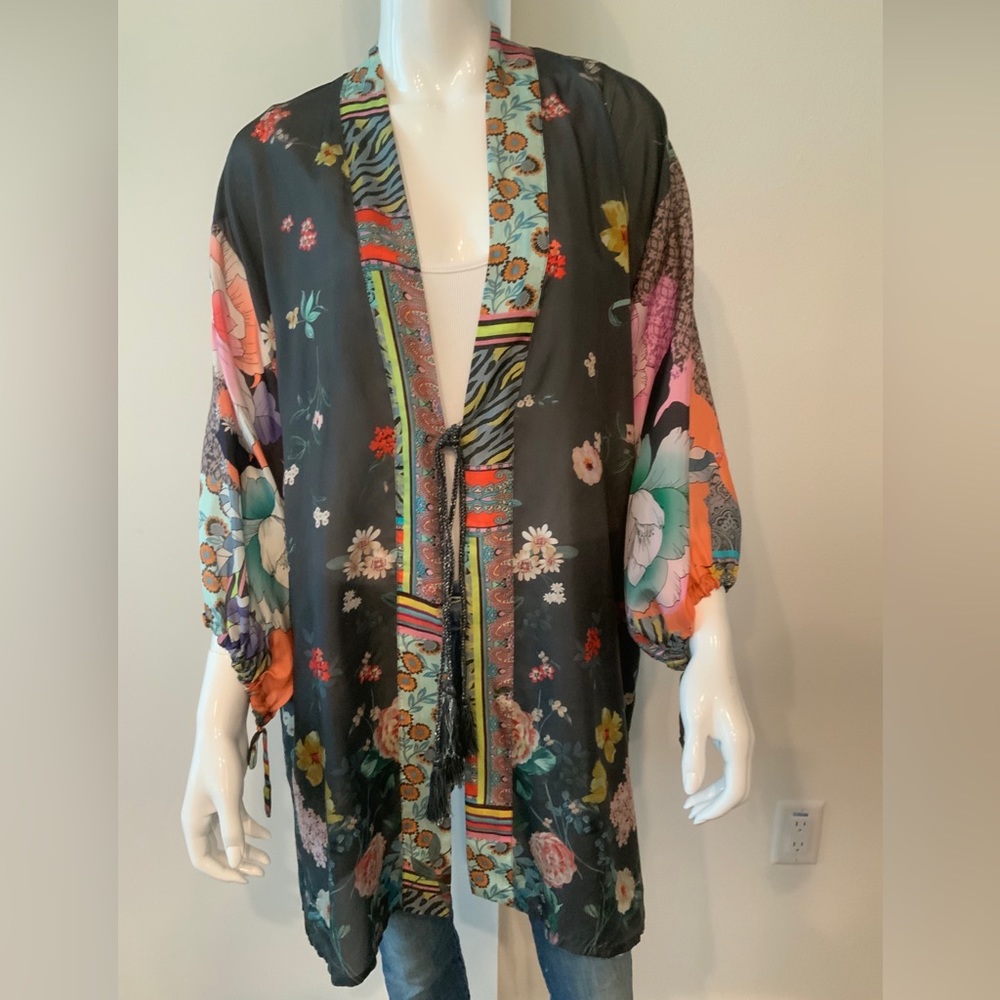 JOHNNY WAS Vintage Lanna Kimono Sz S/M Reg. $340 C41822B7